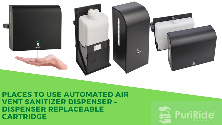 Places to use automated Sanitizer Dispensers – Dispenser replaceable cartridges