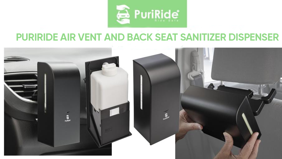 PuriRide Air vent and Back Seat Sanitizer Dispenser